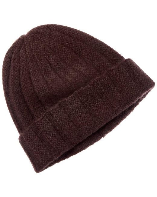 Sofiacashmere Red Sofiacashmere Novelty Rib Cashmere Hat