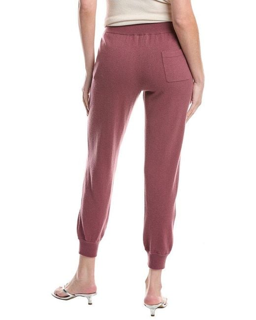 Brunello Cucinelli Red Wool, Cashmere & Silk-Blend Pant