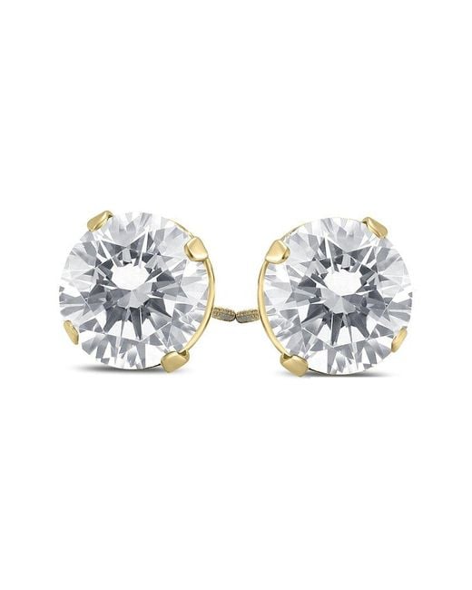 Diamond Select Cuts White 14k 3.00 Ct. Tw. Diamond Studs
