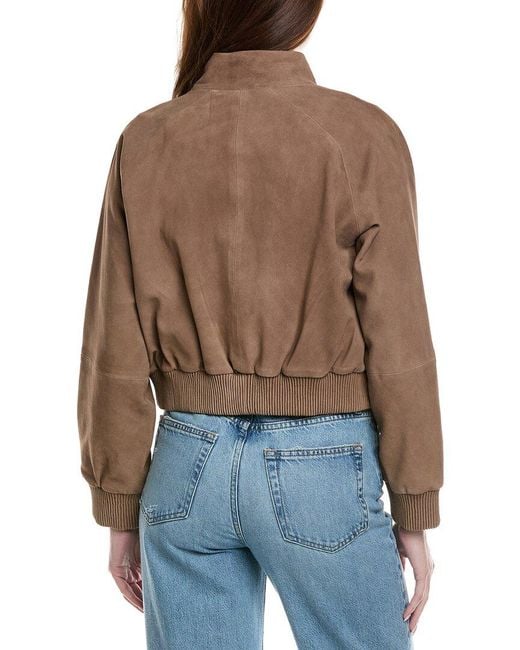 Walter Baker Brown Bowie Suede Jacket
