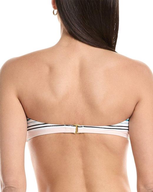 Helen Jon Blue Hook Back Tortoise Bandeau