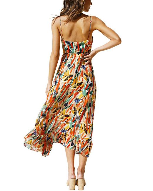 Vincent Multicolor Midi Dress