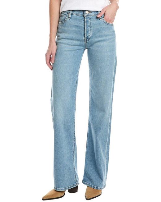 Hudson Blue Rose High-Rise Oak Wide Leg Jean