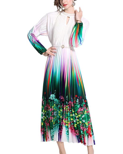 MIRA RICHI Green Dress