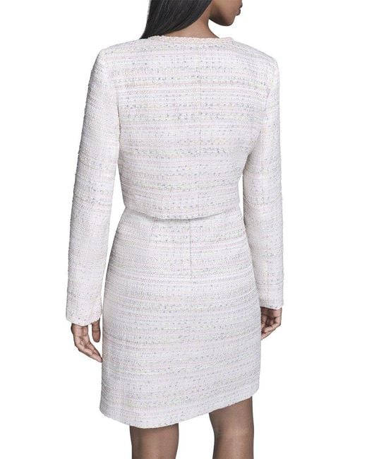 Karl Lagerfeld White Metallic Jacket