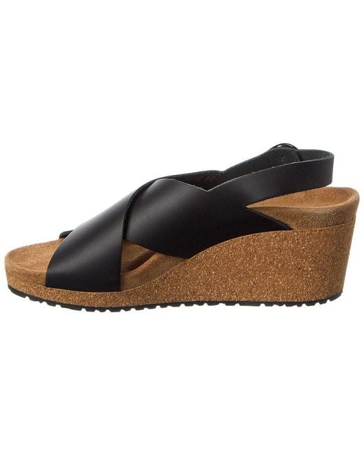Birkenstock Blue Papillio By Samira Narrow Leather Sandal