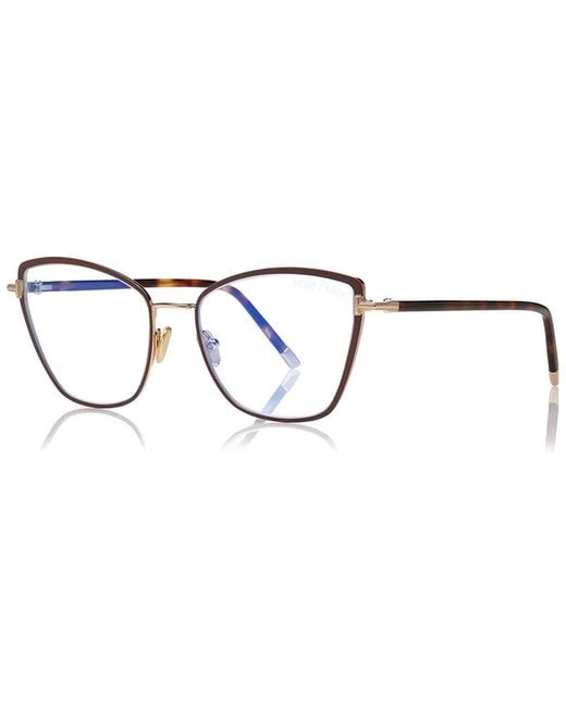 Tom Ford Metallic Ft5740-B 54Mm Optical Frames