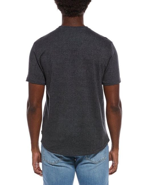 John Varvatos Blue Lumen Texture Shirt for men
