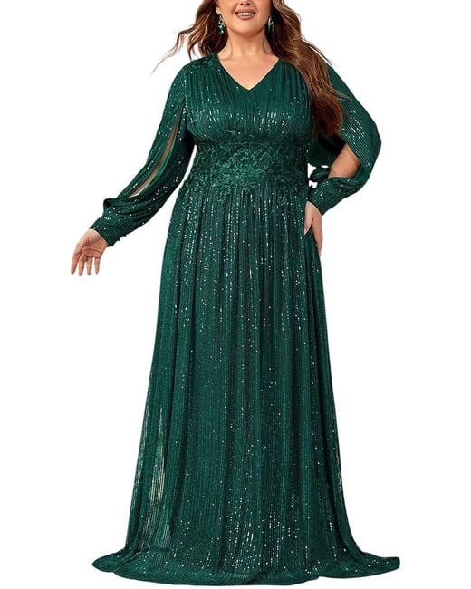 Silvia Rufino Green Maxi Dress