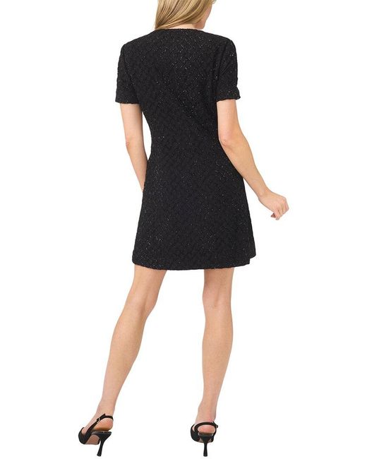 Ted Baker Black Button Down Mini Dress