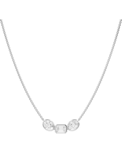 Lab Grown Diamonds Metallic 3.50 Ct. Tw. Lab-Grown Diamond Necklace