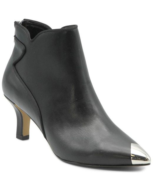 Adrienne Vittadini Black Panos Bootie