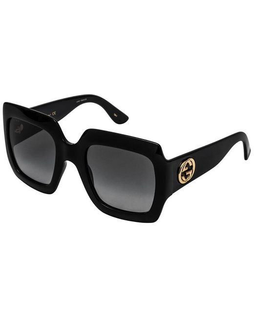 Gucci GG0053S 54mm Sunglasses in Black - Lyst