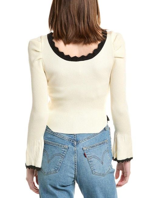 7021 White Sweater