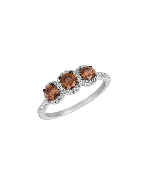 Le Vian White Natural Colored Diamonds 14K 1.04 Ct. Tw. Diamond Cocktail Ring