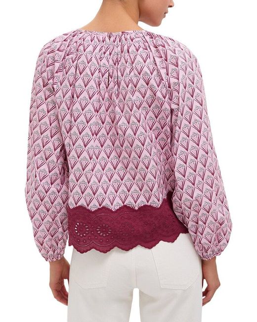 Hyacinth House Red Marika Blouse
