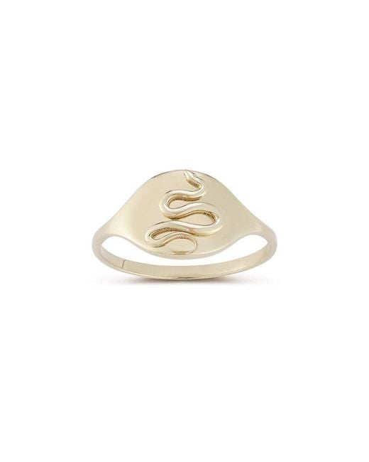 Ember Fine Jewelry White 14k 3d Snake Ring