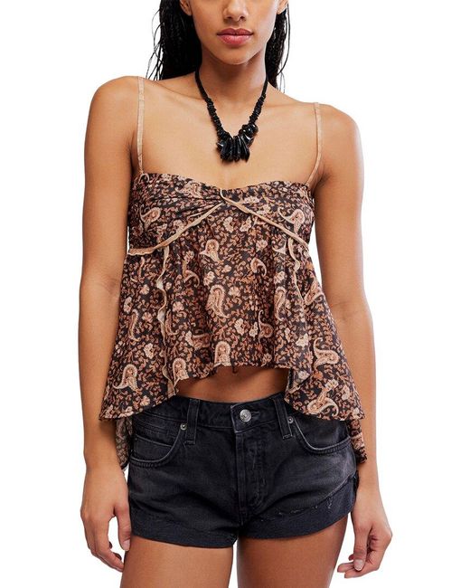 Free People Red Malia Tube Top