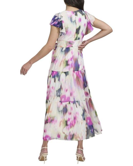 DKNY White Maxi Dress