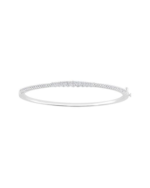 Lab Grown Diamonds White 1.00 Ct. Tw. Lab-Grown Diamond Bangle Bracelet