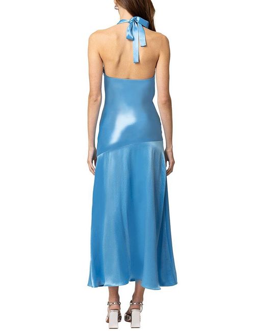 Line & Dot Blue Alessia Maxi Dress