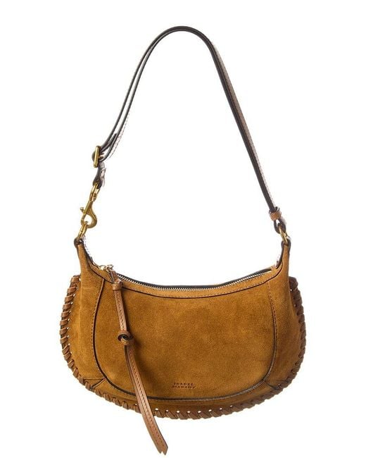 Isabel Marant Brown Oskan Suede Hobo Bag