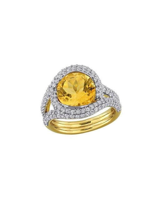 Rina Limor Metallic 4.64 Ct. Tw. Gemstone Ring