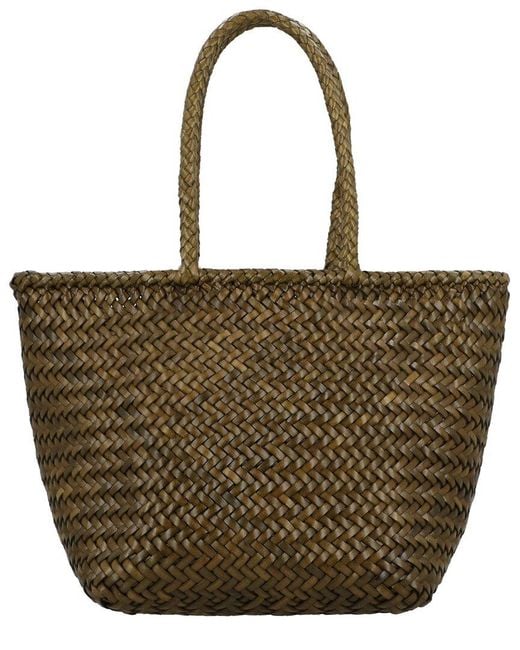 Dragon Diffusion Brown Grace Small Leather Shoulder Bag