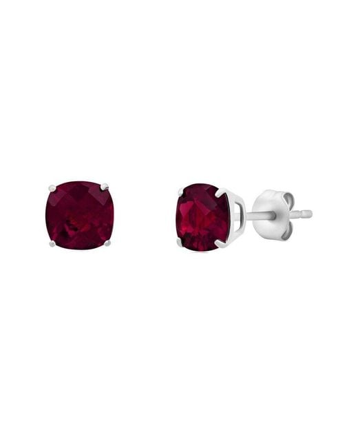 MaxColor Purple 4.50 Ct. Tw. Lab-Grown Ruby Studs