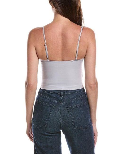Commando Blue Commando Cami Crop Top