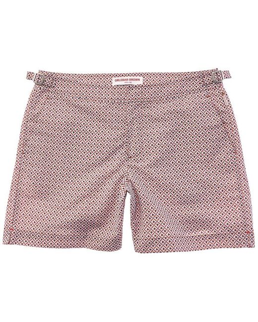 Orlebar Brown Pink Swim Trunk for men