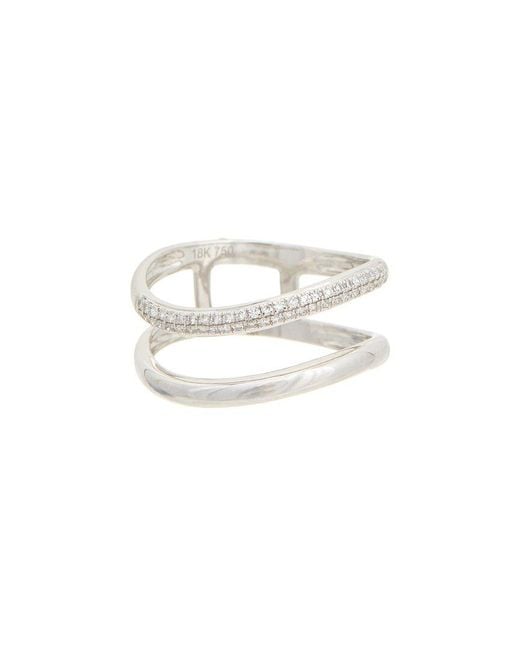Maitre De Diamant White 18K 0.17 Ct. Tw. Diamond Ring