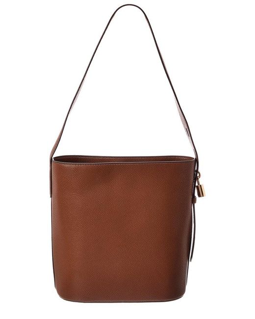 Marc Jacobs Brown Large Leather Bucket Bag