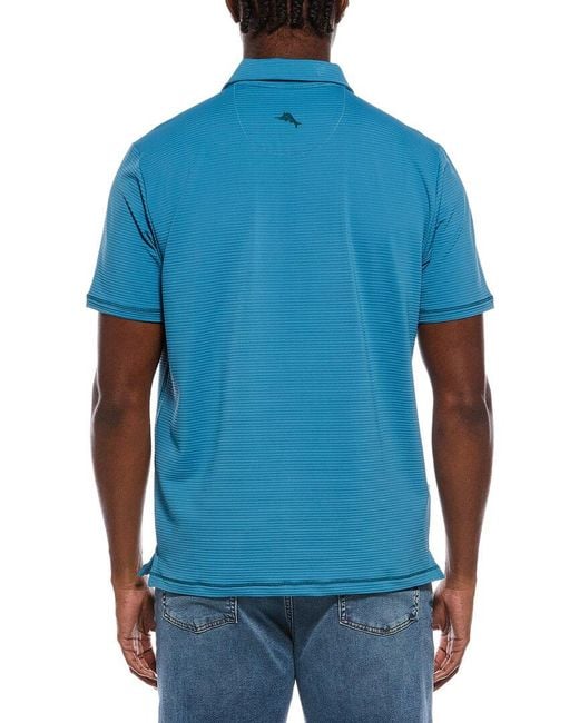 Tommy Bahama Blue Costa Wave Polo Shirt for men