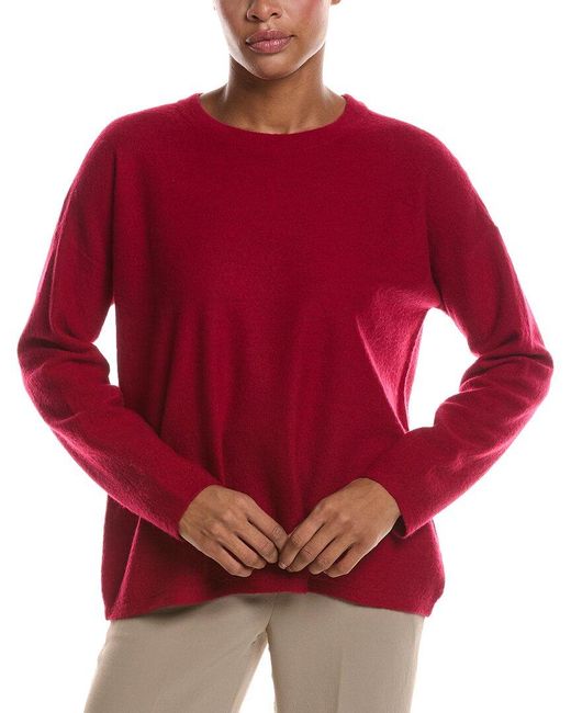 Eileen Fisher Red Wool Sweater