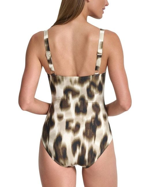 DKNY Multicolor Starburst Swimsuit