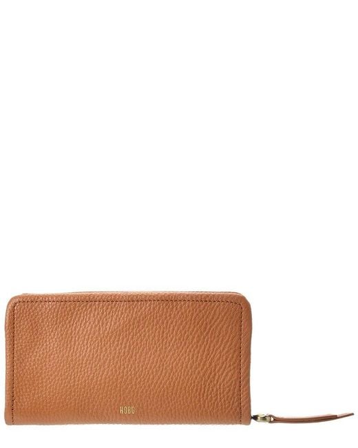 Hobo International Brown Cass Large Leather Wallet