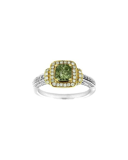 Suzy Levian Multicolor 14k Two-tone 1.52 Ct. Tw. Diamond Ring
