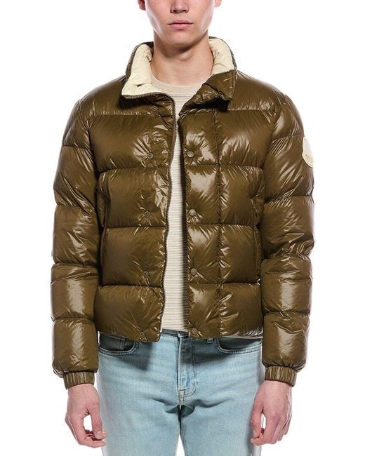 Moncler Green Puffer Down Coat for men