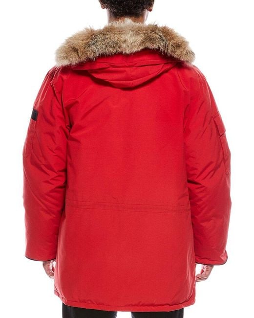 Canada Goose Red Expedition Down Parka for men