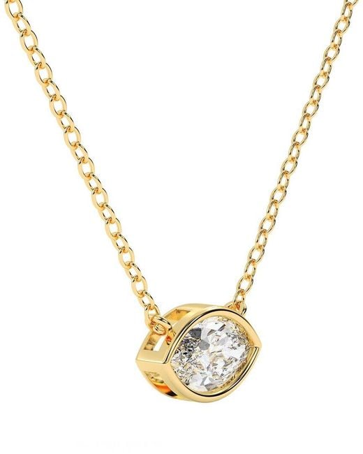 Lab Grown Diamonds Metallic 14K 0.25 Ct. Tw. Lab-Grown Diamond Necklace