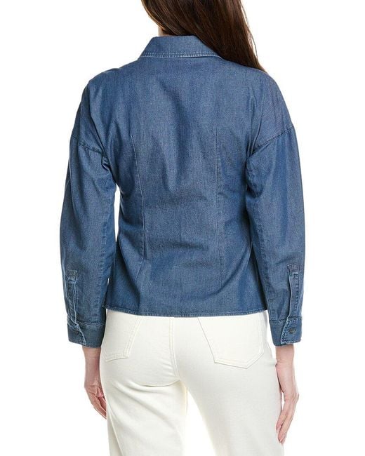 Max Mara Blue Weekend Nettare Denim Overshirt