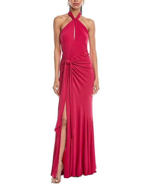 Cinq À Sept Red Gulliame Gown