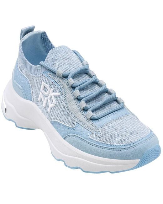 DKNY Blue Jami Lace-Up Sneaker