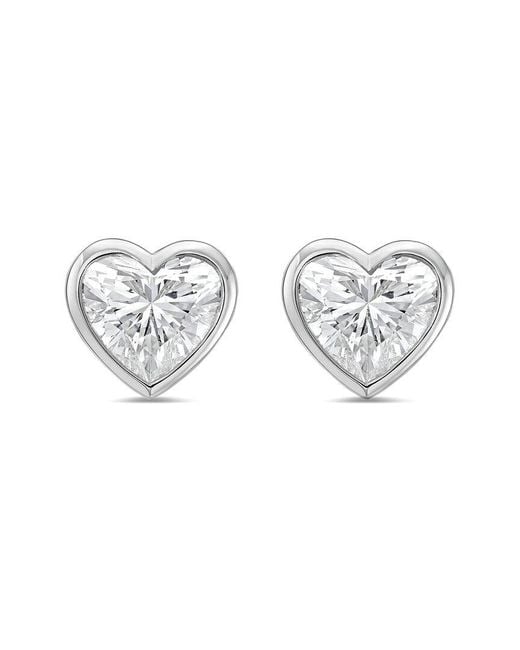 Diana M White Diana M. 14K 1.50 Ct. Tw. Lab-Grown Diamond Stud Earrings