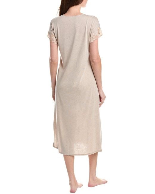 Natori Natural Zen Floral Gown