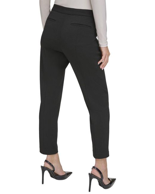 DKNY Black Foundation Slim Pant