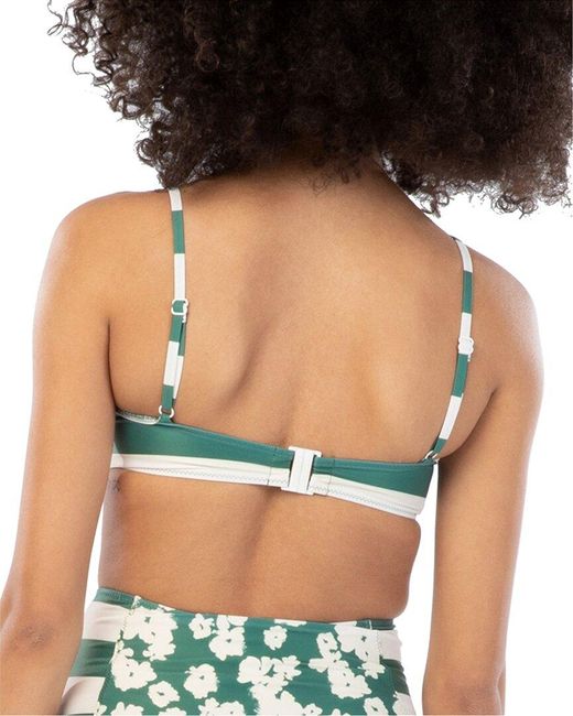 Tanya Taylor Green Kaia Bikini Top