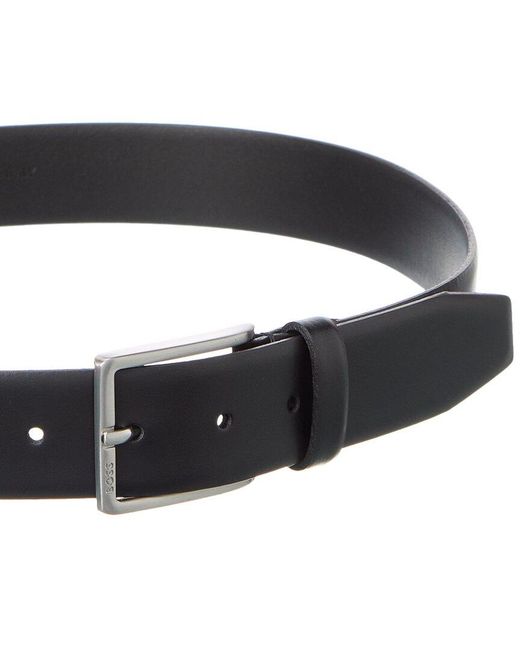 Boss Black Erman-L Leather Belt for men