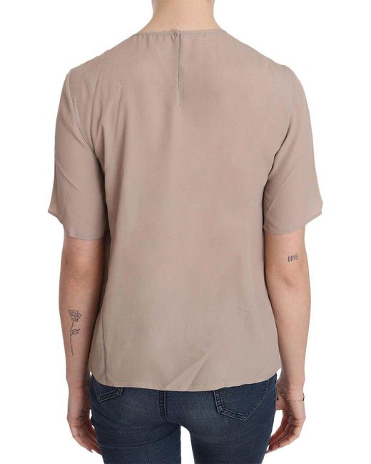 Dolce & Gabbana Gray Blouse
